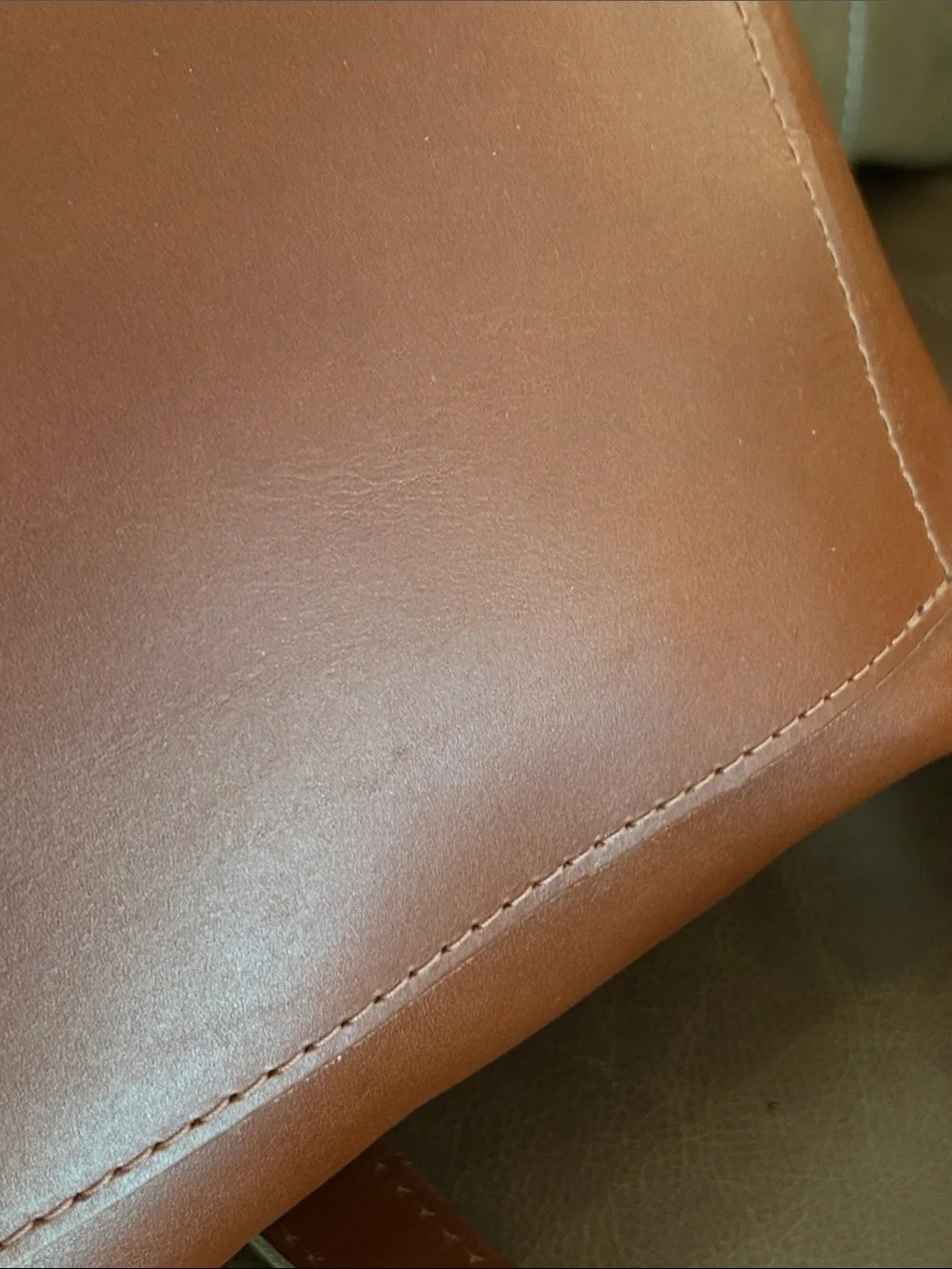 Portland Leather Brown Leather Backpack with Gold Zipper